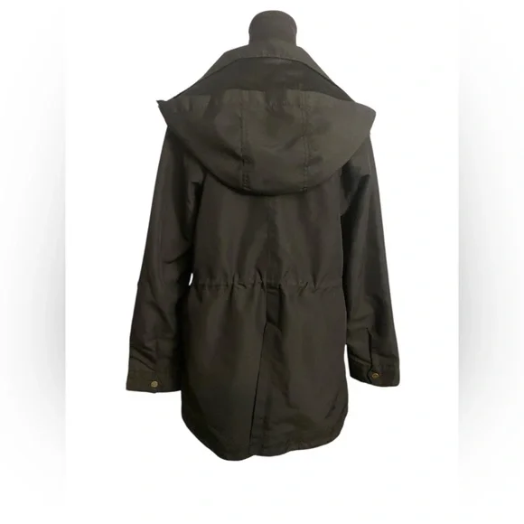 O'Neill Black Raincoat Lightweight Zip-Up M GUC - Picture 2 of 7
